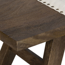 Reston Mango Wood Ottoman Bench